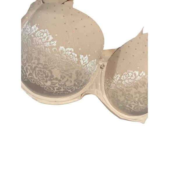 Soma 42DDD Stunning support Full coverage underwire women’s bra cream beige - Picture 2 of 5
